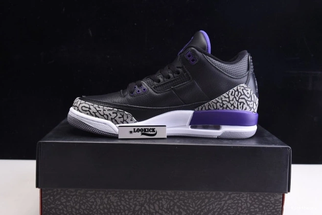 Kicktheory CT8532-050 Purple Black 3 Jordan Air Retro Court 0821